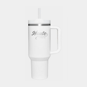 Haute Coffee 40oz Insulated Tumbler - White